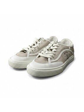 Hermes Get Side Logo Sneakers Get Low 38.5 White Shoes